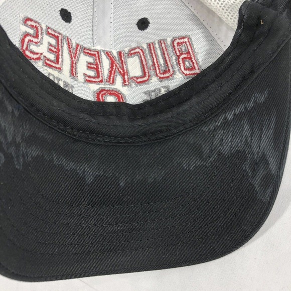 OSU Ohio State Buckeyes Hat Cap Snapback Mesh Back Adjustable OSFM One Size Fits - Picture 9 of 11